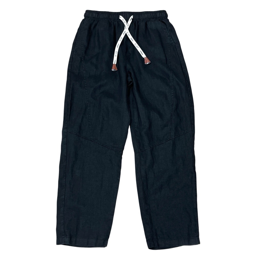 Kidoriman Linen Cropped Pants Mens XXL Japanese Utility Comfort Pokku Streetwear